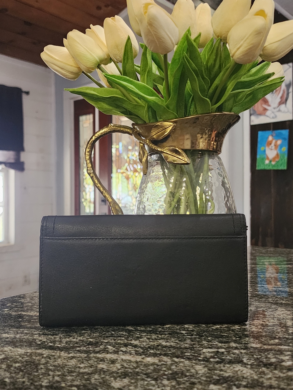 Coach Black Soho Leather Wallet with Gold-Tone Buckle- 7.5×4 - Picture 2 of 6